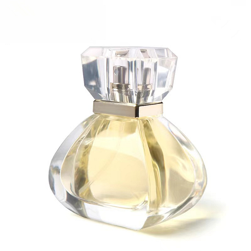 50ml ladder type shaped perfume glass bottle 