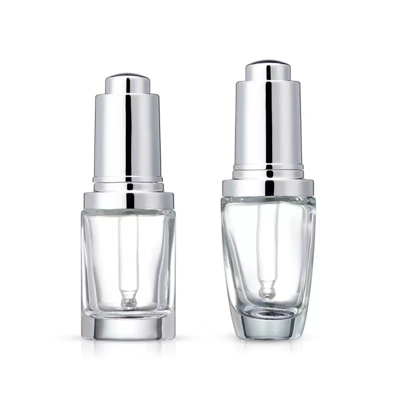 15ml 30ml essence oil glass bottle with pump dropper