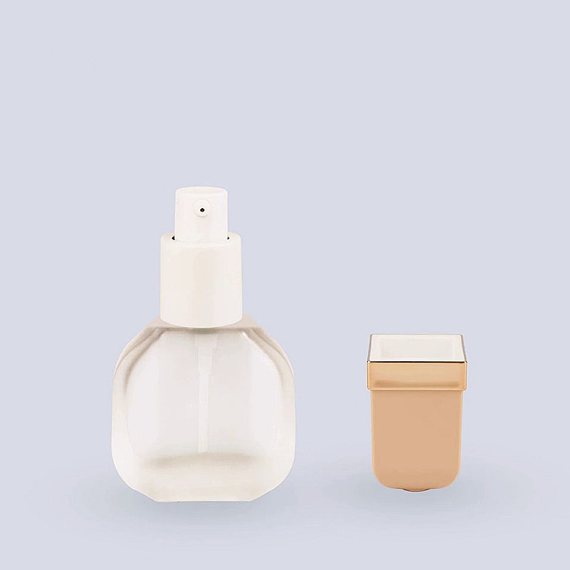 30g frosted liquid foundation glass bottle