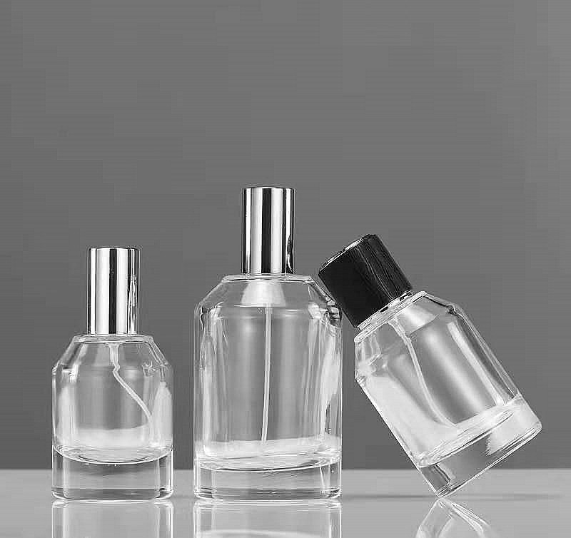 30ml 50ml 100ml round shaped glass fragrance sprayer bottle