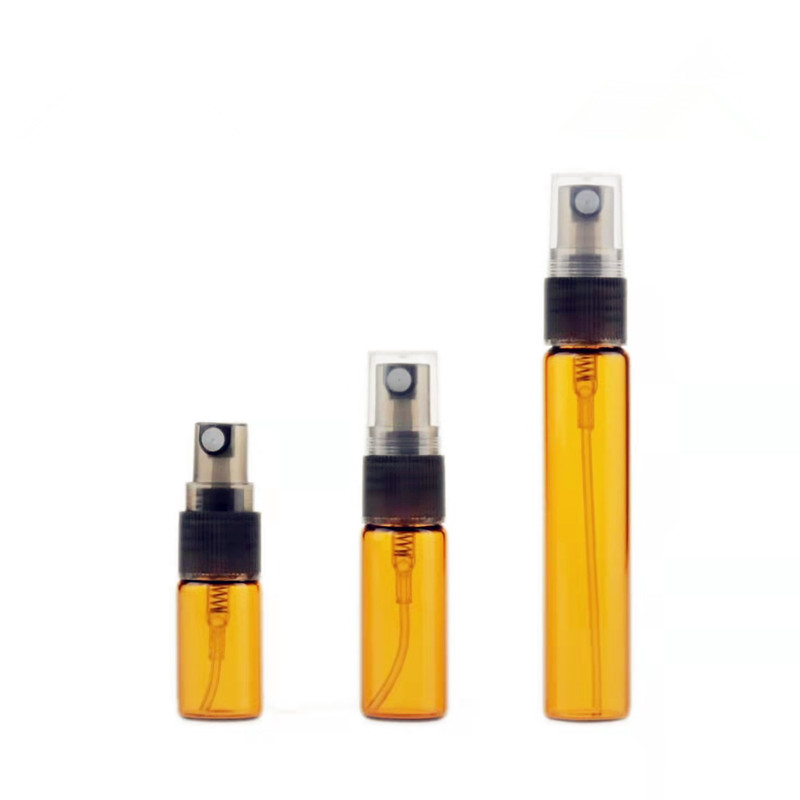 5ml 10ml 15ml amber perfume glass bottle