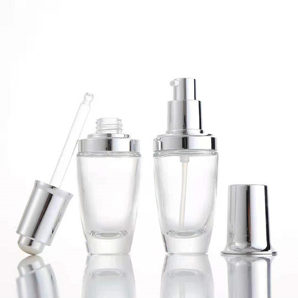 15ml 30ml essence oil glass bottle with pump dropper