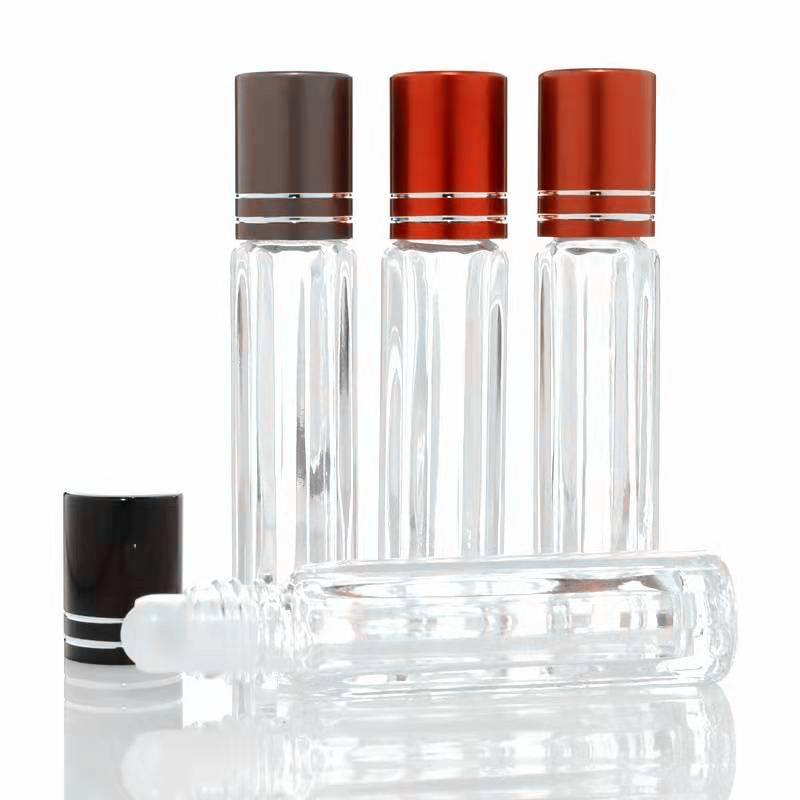 10ml glass fragrance bottle with roll ball