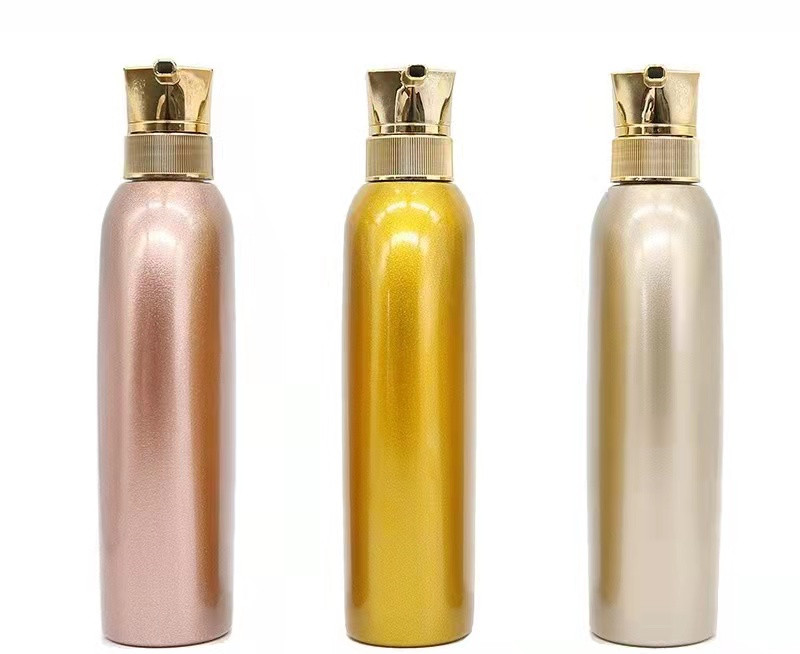 800ml 500ml electroplating gold shampoo pet bottles