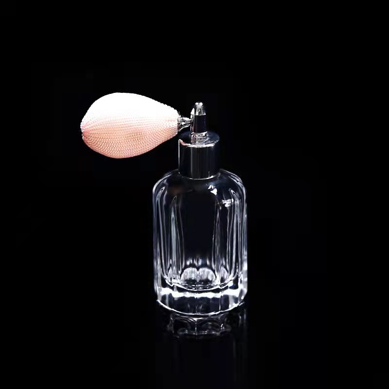 100ml glass perfume sprayer bottle with airbag sprayer