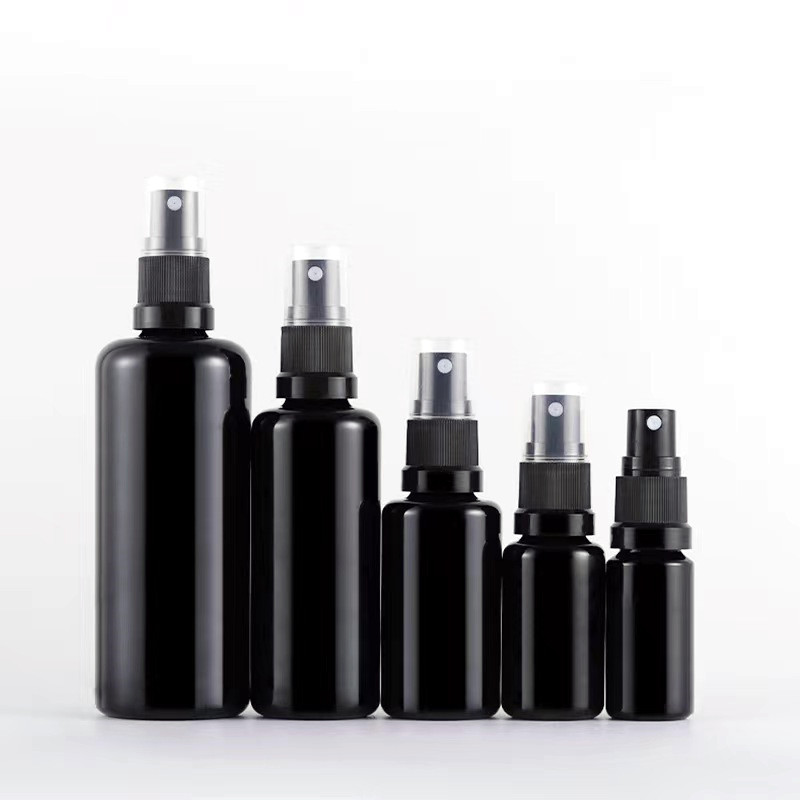 5ml 100ml black glass porcelain fragrance oil bottle