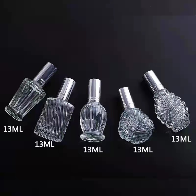 15ml electroplating silver perfume glass bottle