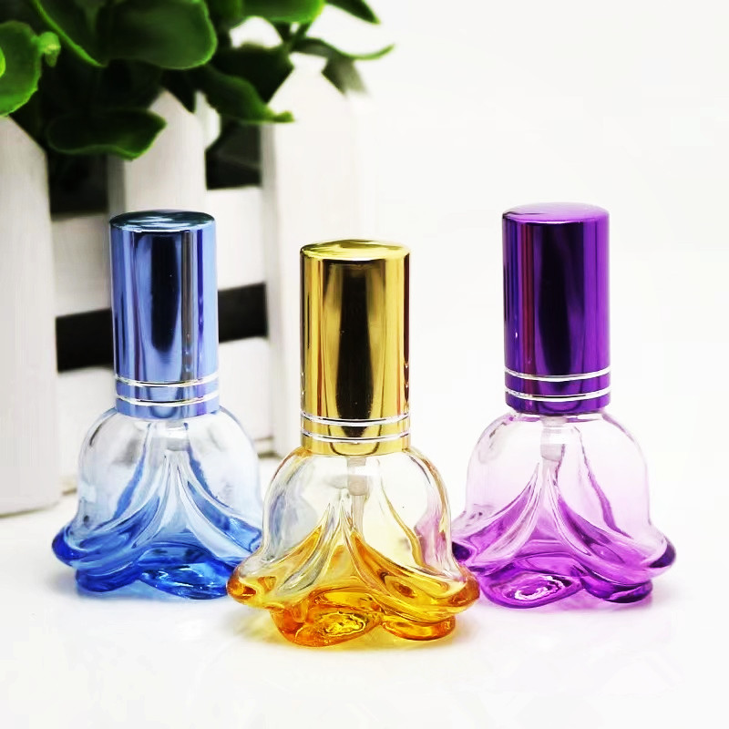 12 rose flower perfume glass bottle