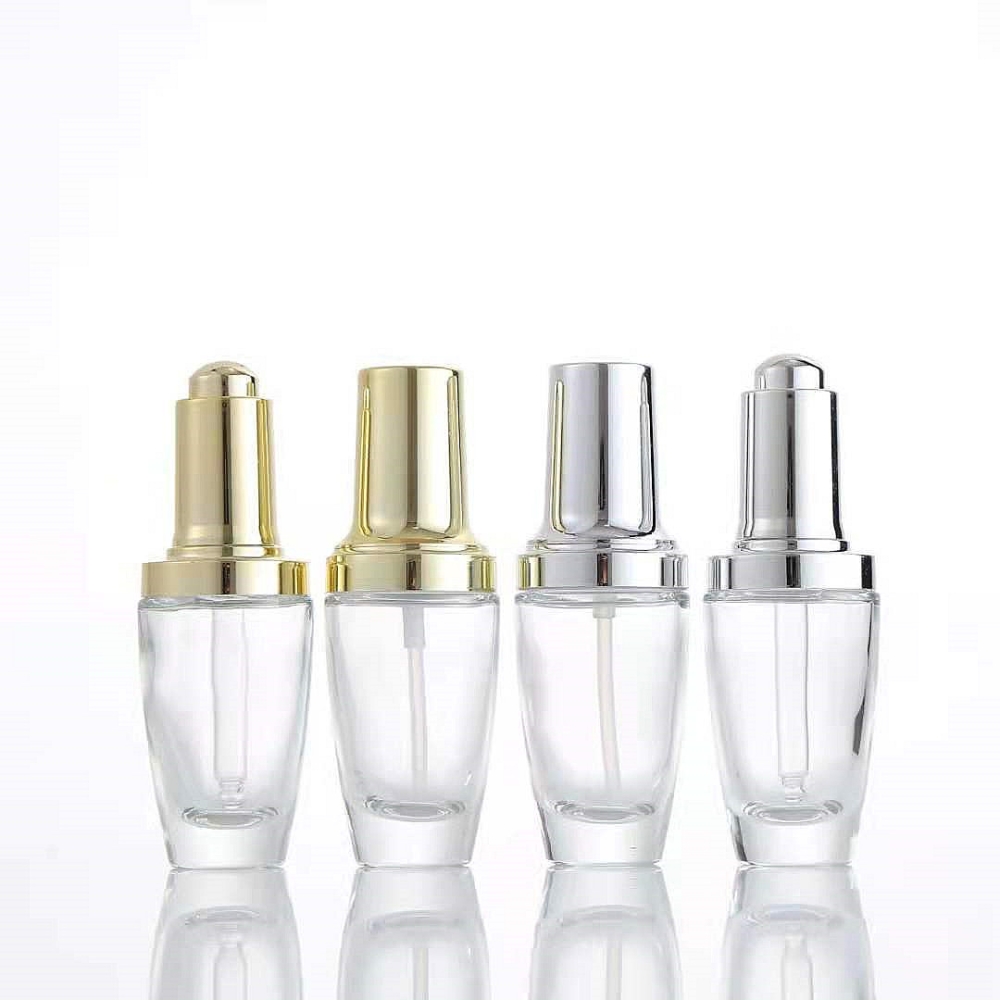 15ml 30ml essence oil glass bottle with pump dropper