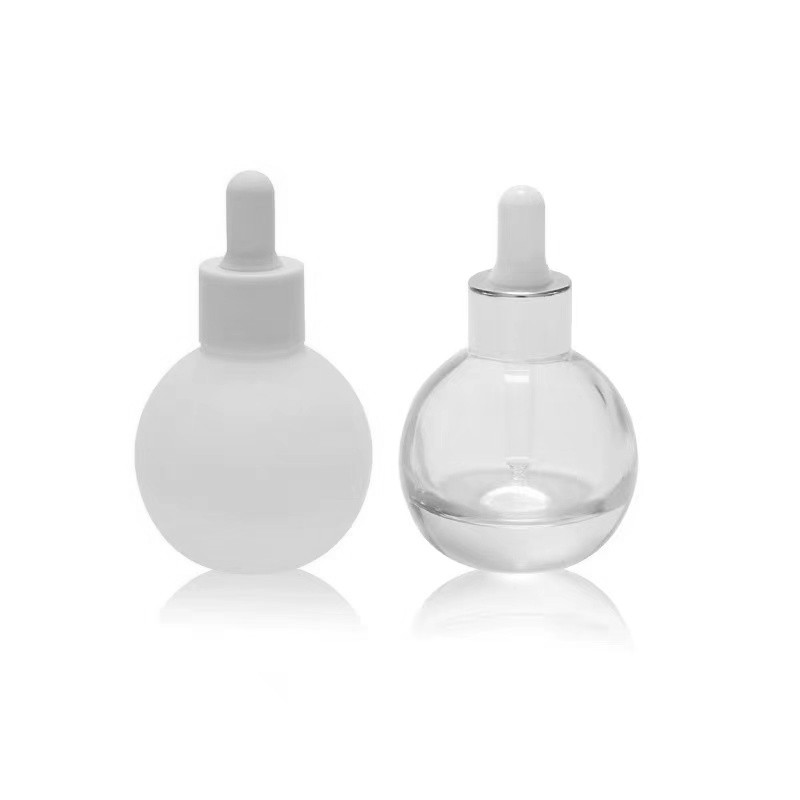 30ml ball shaped serum glass bottle