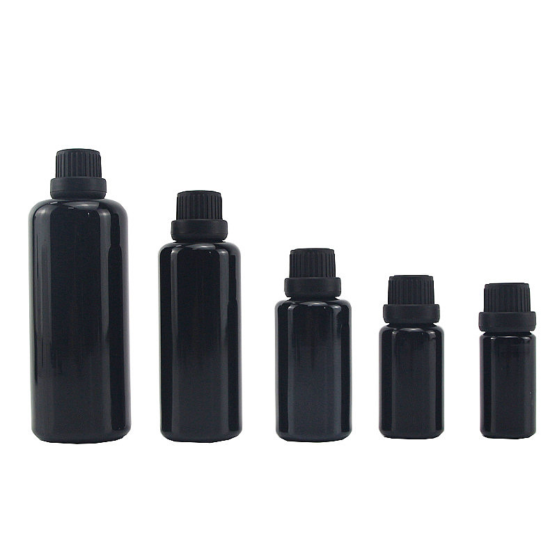 5ml 100ml black glass porcelain fragrance oil bottle