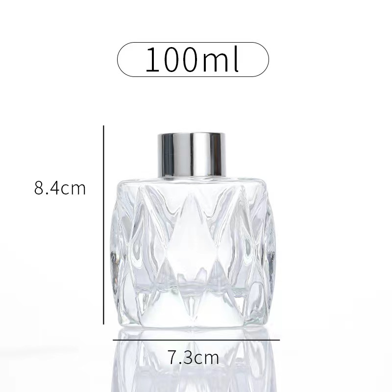 100ml perfume reed diffuser glass can