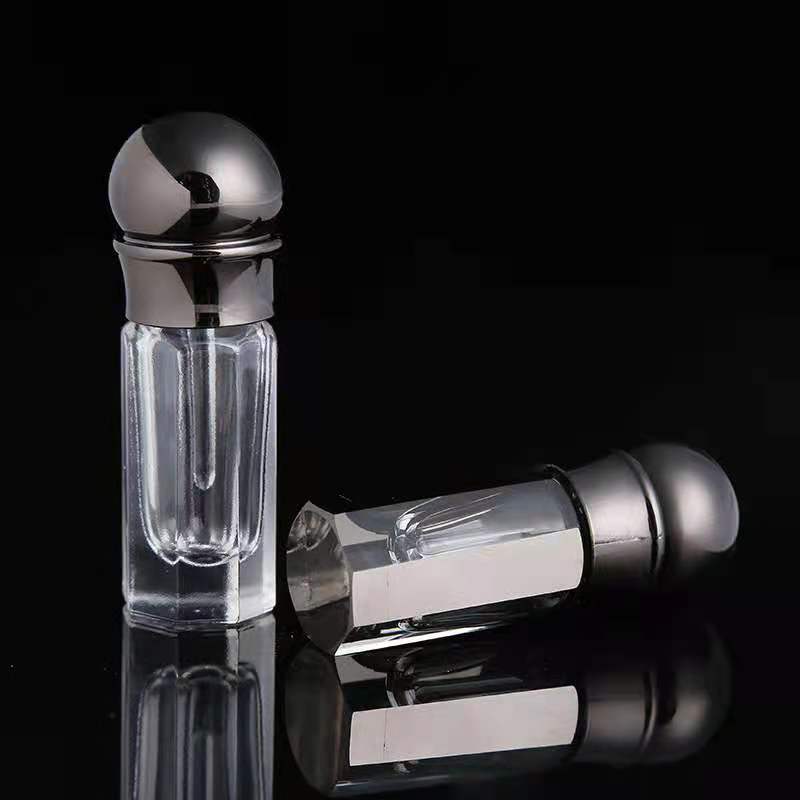 3ml 6ml 12ml black glass essential oil bottle with roll ball