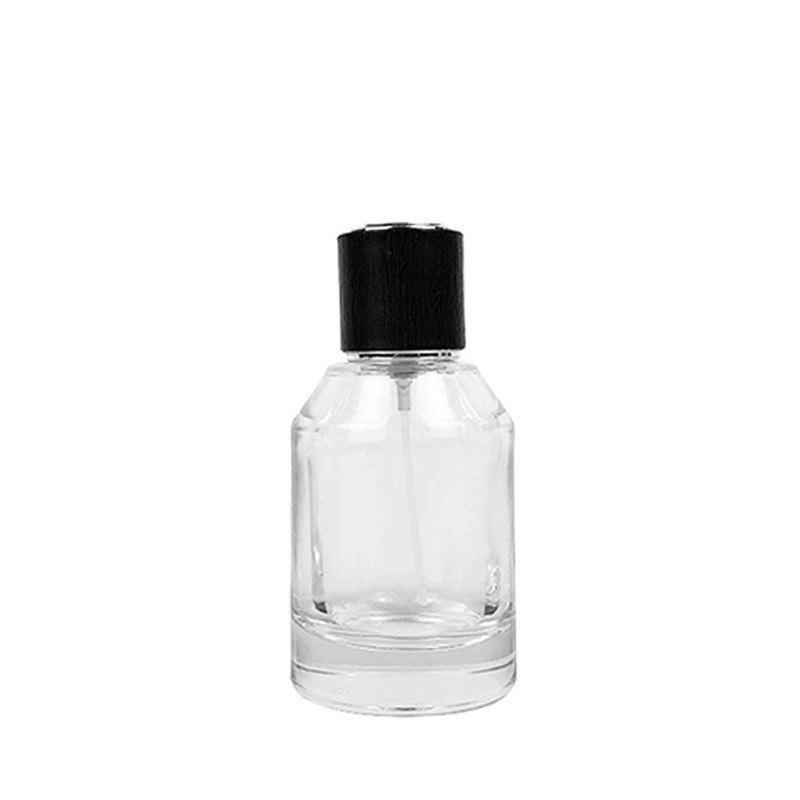 30ml 50ml 100ml round shaped glass fragrance sprayer bottle