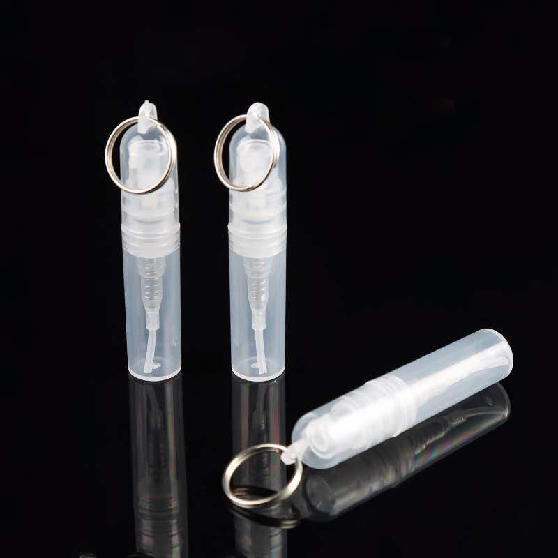 3ml 5ml 8ml portable perfume sprayer bottle with key chain