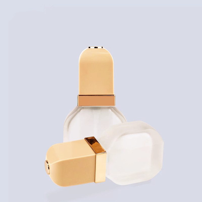 30g frosted liquid foundation glass bottle