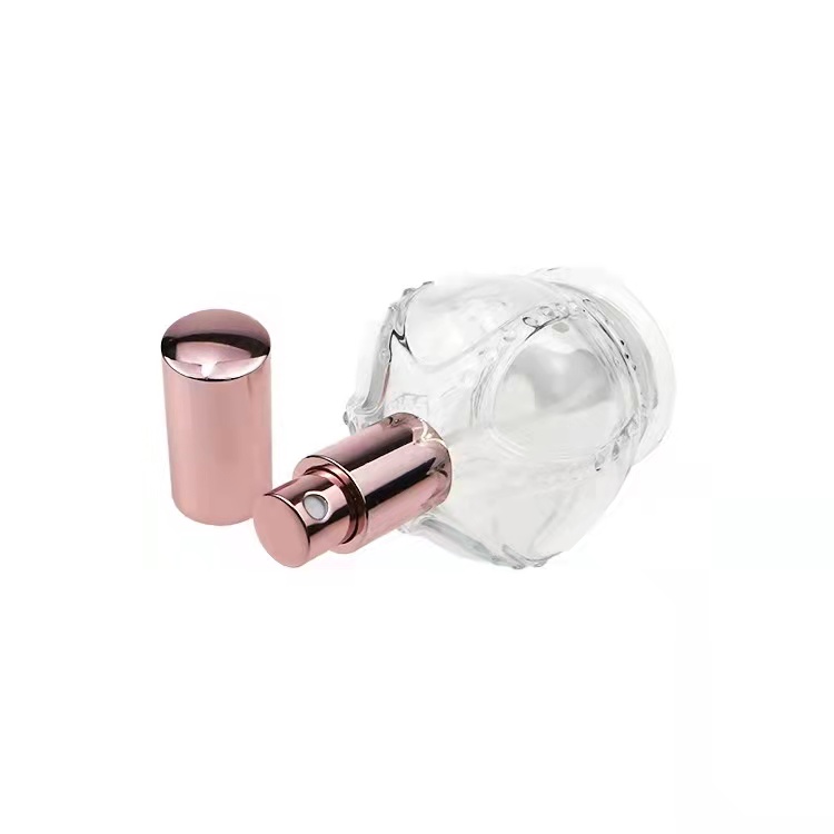 10ml crown shaped glass perfume bottle