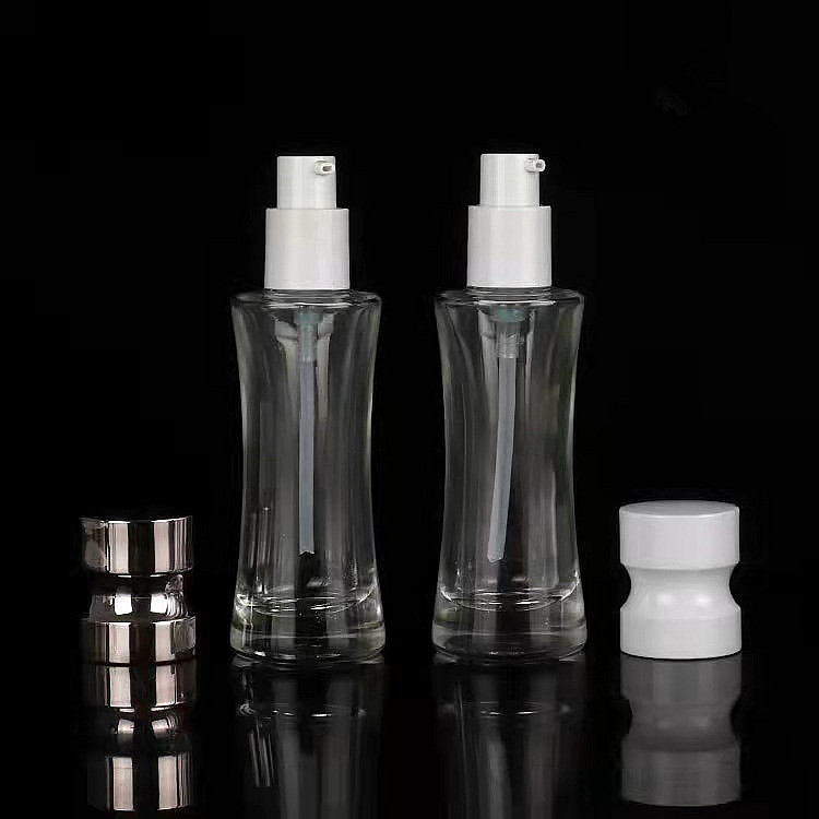 40ml round shaped liquid foundation glass bottle