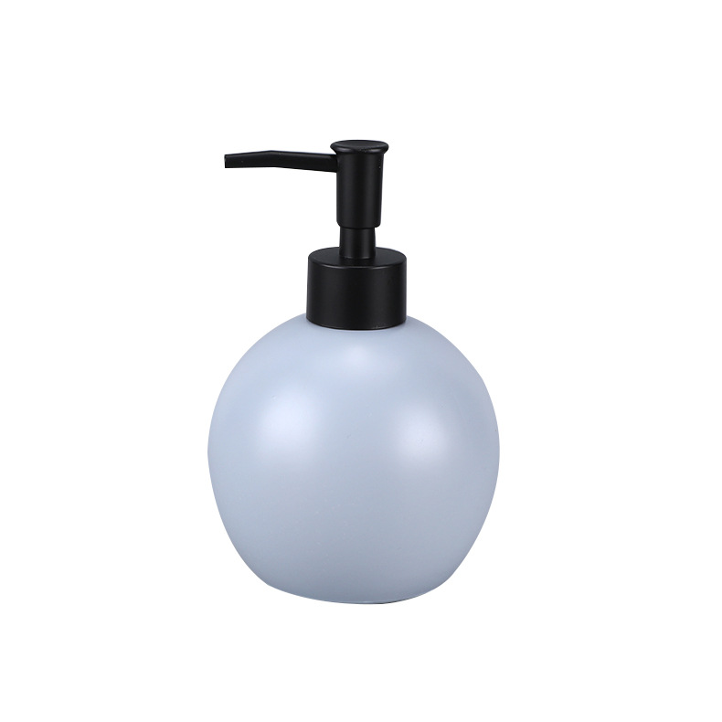 400ml ball shaped glass shampoo bottle