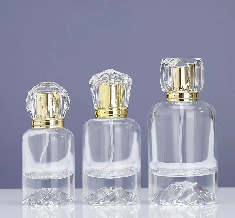 30ml 50ml 100ml round shaped perfume glass bottle