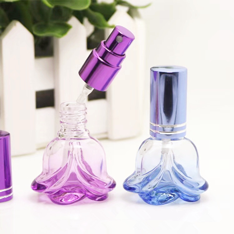 12 rose flower perfume glass bottle