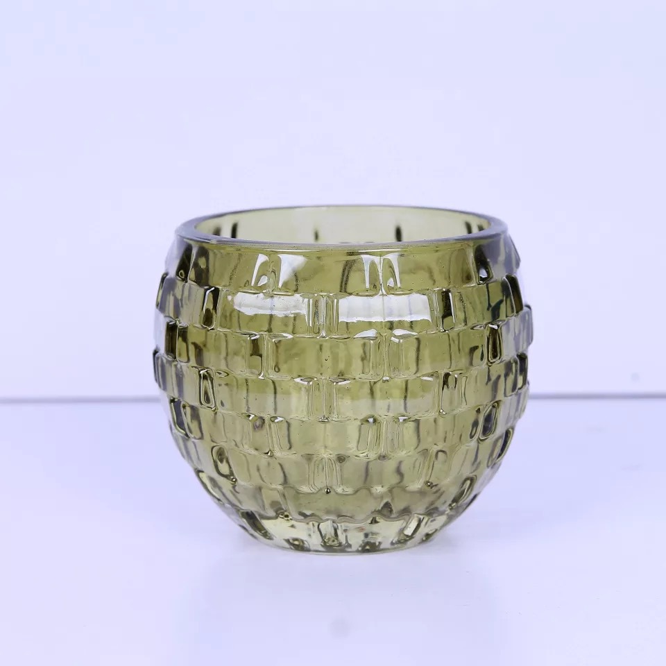 new design 100ml candle glass cup