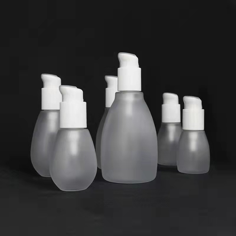 60ml frosted lotion plastic bottle