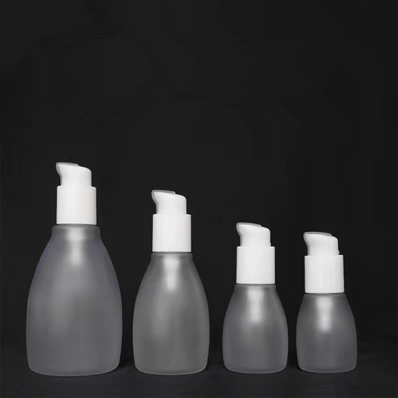 60ml frosted lotion plastic bottle