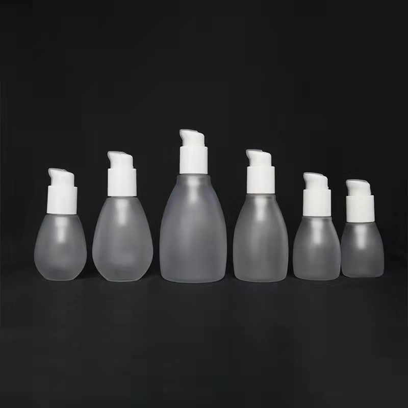 60ml frosted lotion plastic bottle