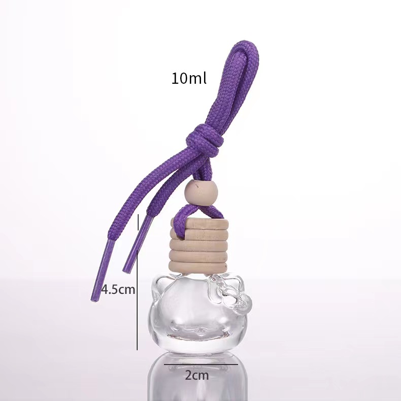 10ml hanging car fragrance diffuser glass bottle