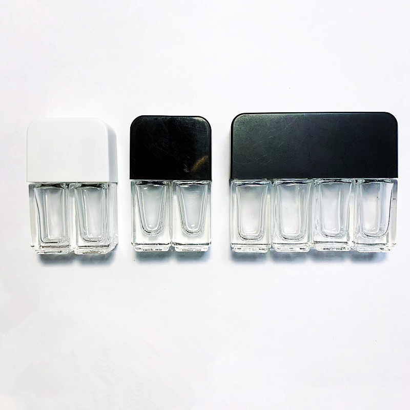 5ml three colors nail glass bottle