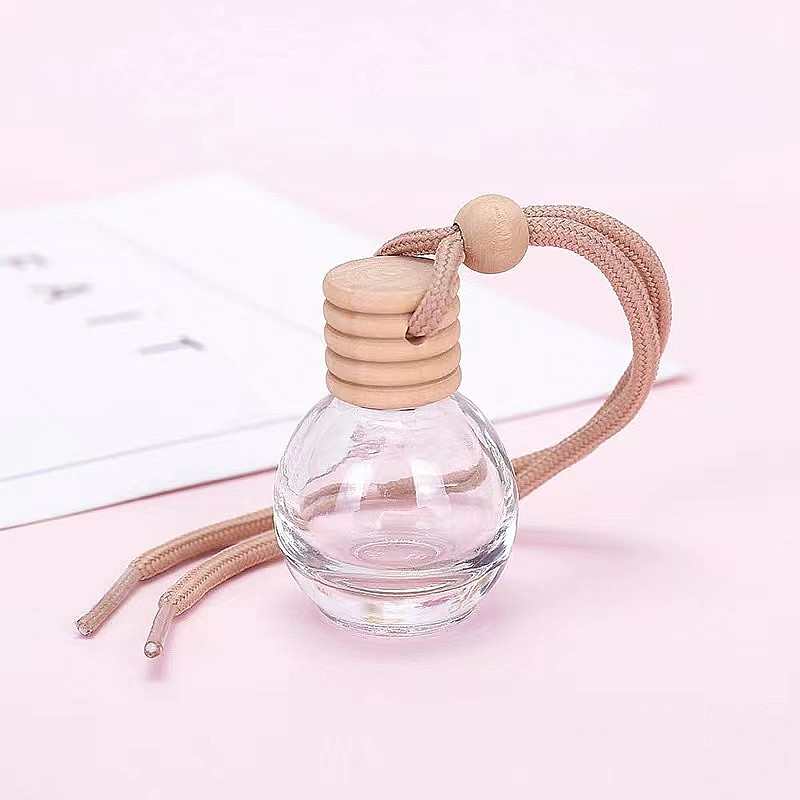 8ml hanging car perfume glass bottle