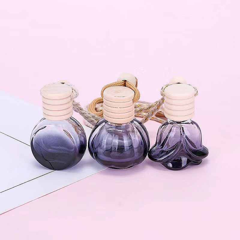 8ml hanging car perfume glass bottle