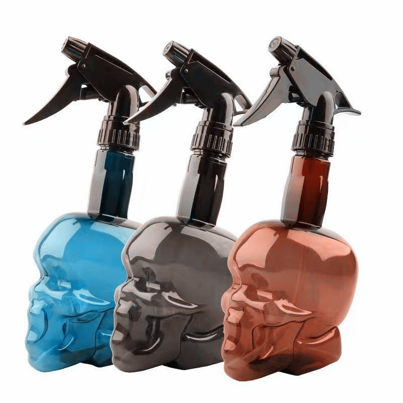 500ml skull shaped plastic bottle with trigger sprayer