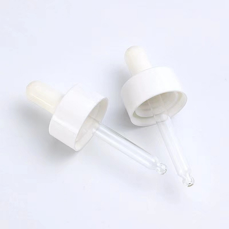 20/400 double cap dropper for serum glass bottle