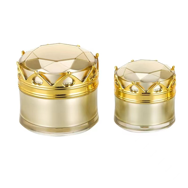 5g 10g 15g 20g crown shaped cream jar