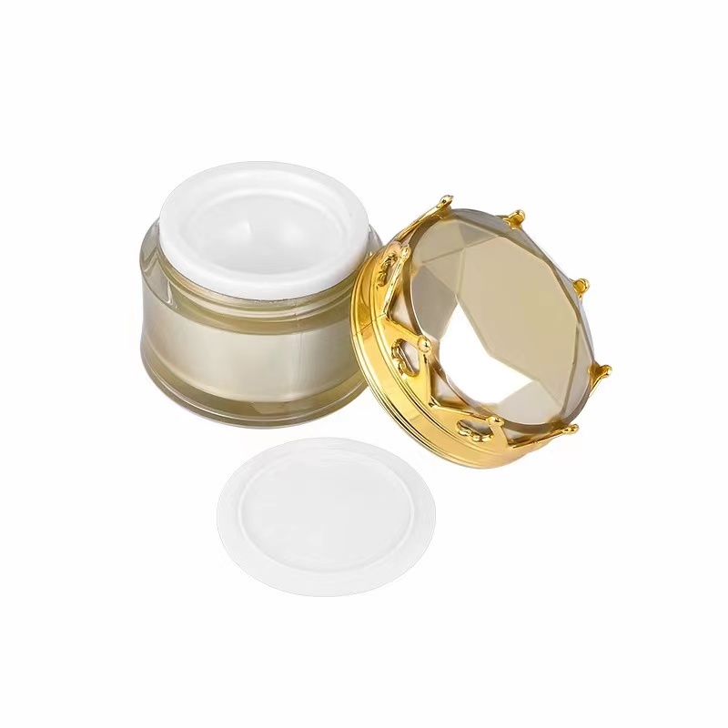 5g 10g 15g 20g crown shaped cream jar