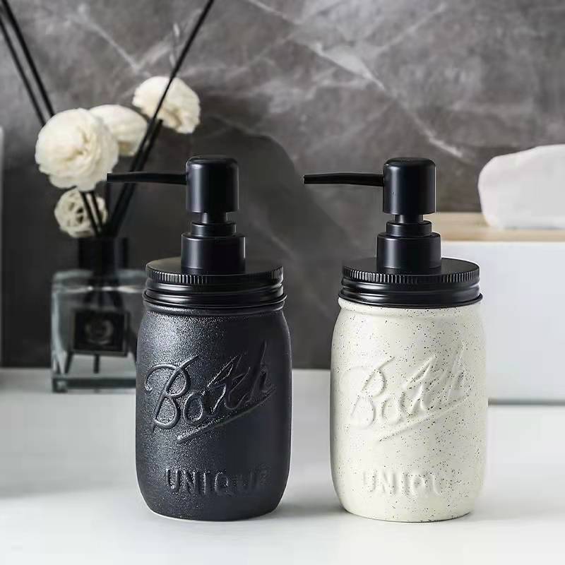 480ml porcelain shampoo bottles 