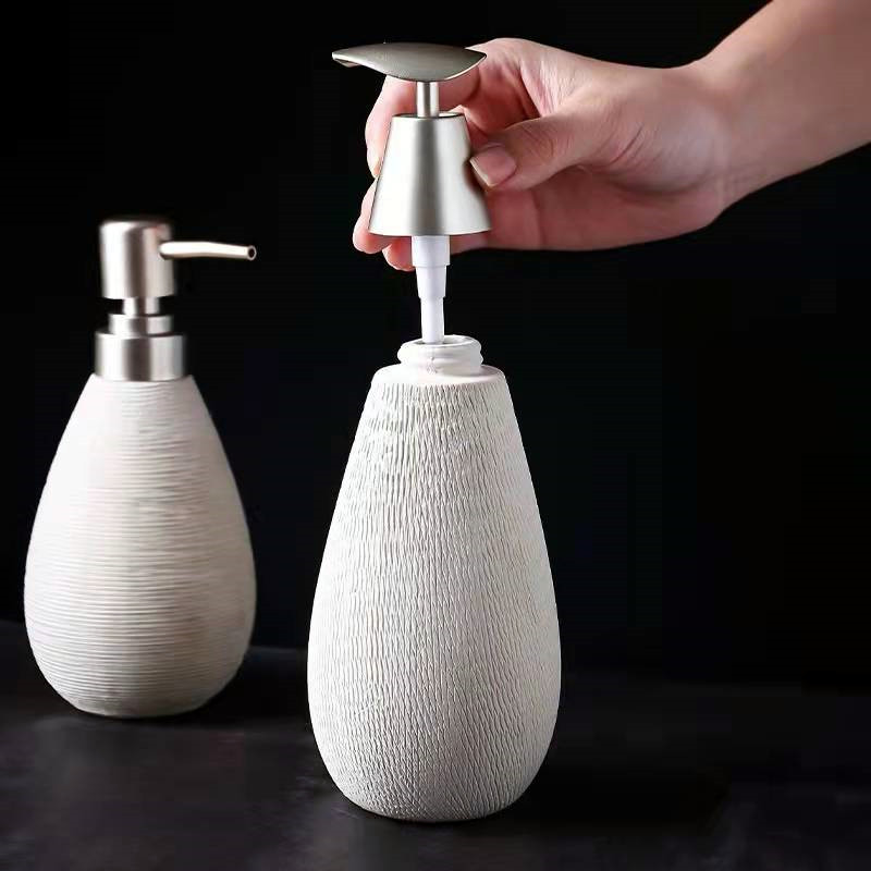 400ml porcelain shampoo bottles