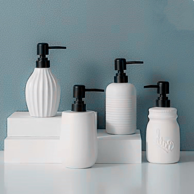 300ml porcelain shampoo bottles