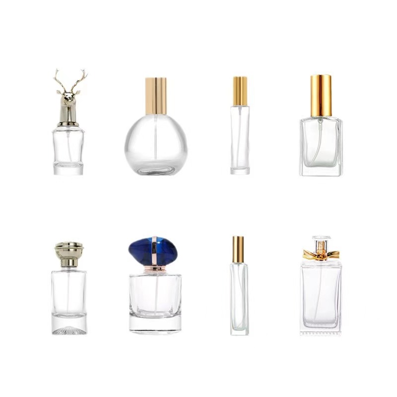 30ml 50ml 100ml glass perfume bottles with resin lid