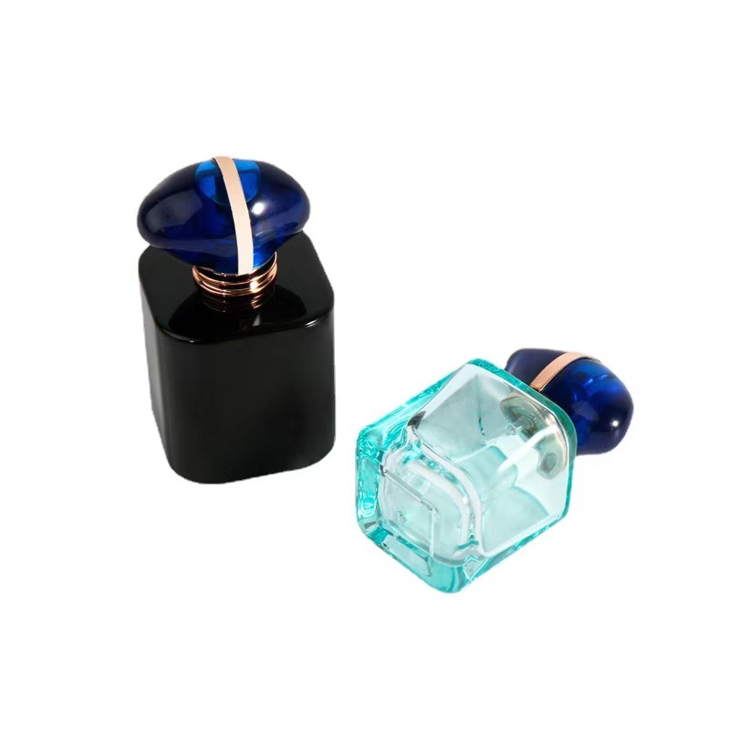 30ml 50ml 100ml glass perfume bottles with resin lid