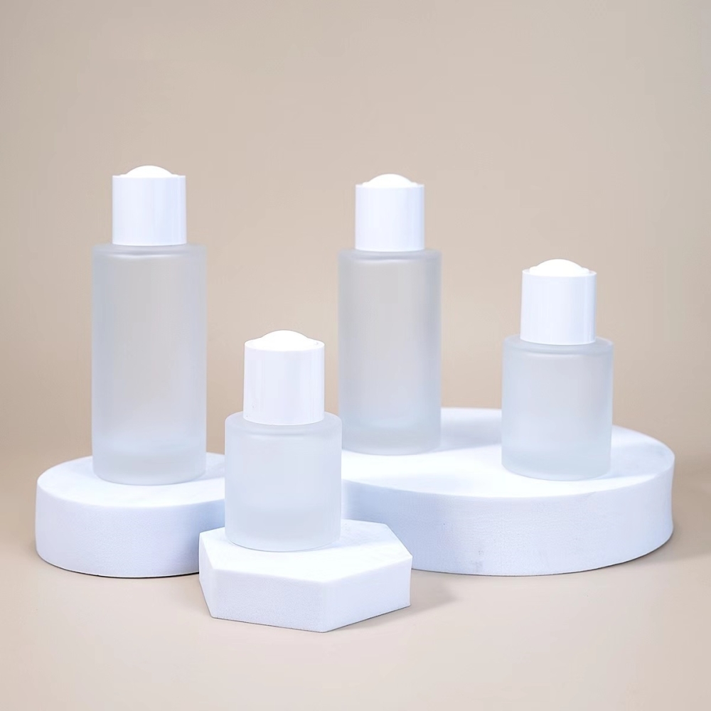 30ml frosted pump dropper glass bottles